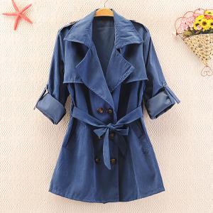 Double Lines Button Jacket For Women