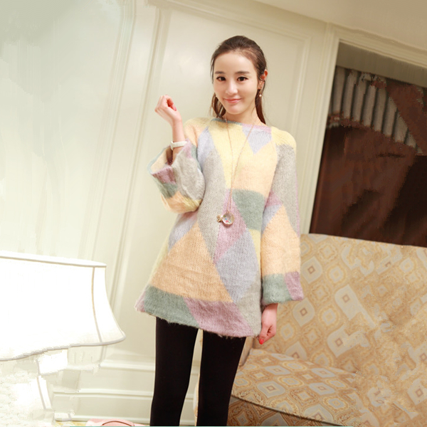 geometric shape sweater