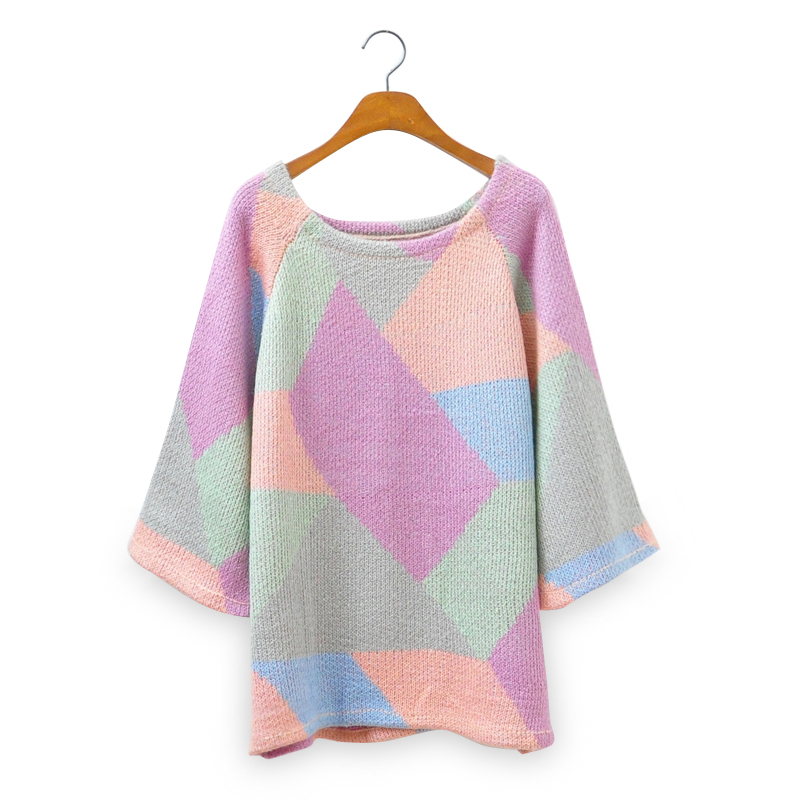 geometric shape sweater