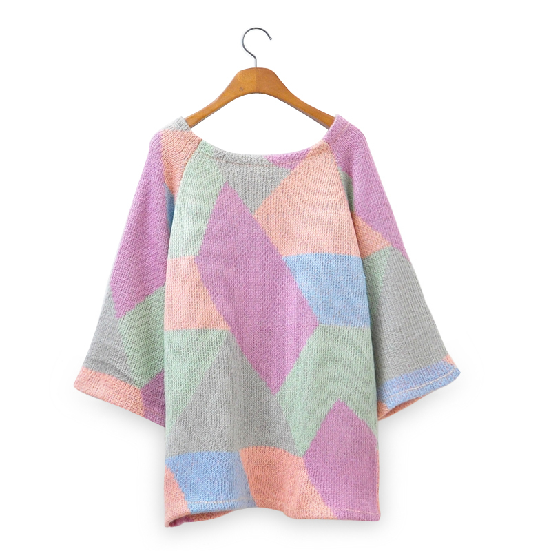 geometric shape sweater
